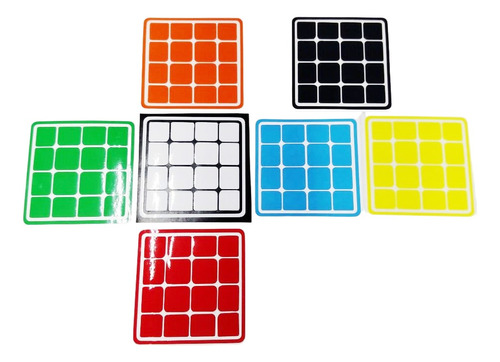 Cubo Rubik Stickers 4x4 Mini Aosu Colores Clasicos