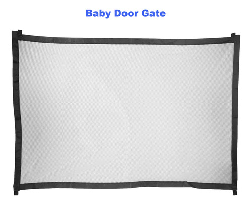 Puerta Retráctil Para Bebés, De Malla Plegable, Portátil, Pa