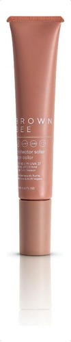 Protector Solar Con Color Brown Bee Para Rostro Spf 60x40 Ml