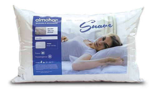 Almohar Suave C/faja 2 Vivo Perimetral Almohada 140 X 40 X 5