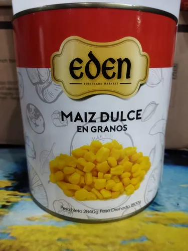 Maíz Dulce En Lata De 2,84kgs