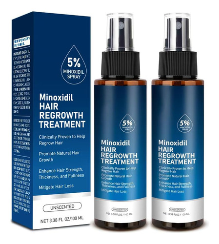 Tratamiento Para El Crecimiento Del Cabello Con Minoxidil 5%
