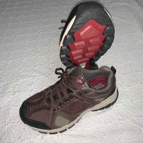 Zapatilla Sketcher Trekking Apto Pie Ancho Talle 41