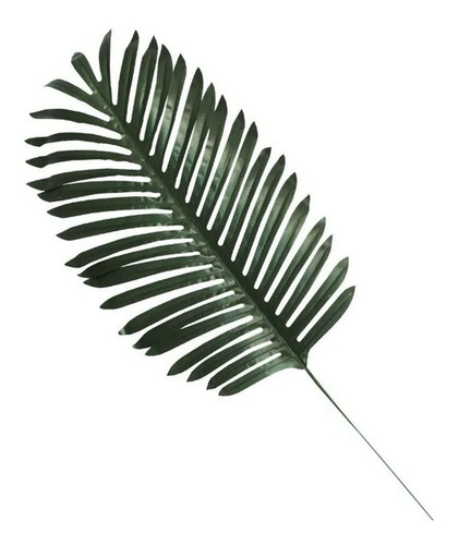Imagen 2 de 9 de 1 Hoja Palmera Tropical Follaje Artificial Decorativo 73cm