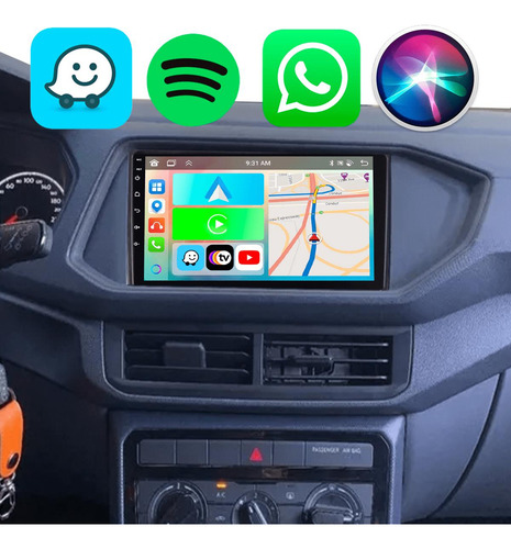 Kit Multimidia Android 9pol T-cross 18 19 20 21 22 Carplay