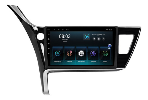 Multimidia Corolla 18/19 9p Qled Android Carplay 2gb 32gb