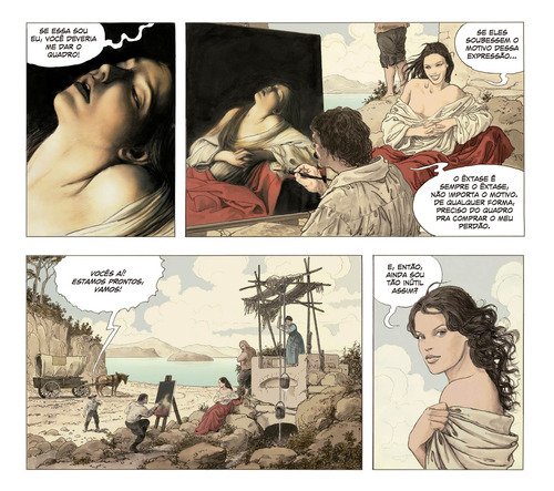 Caravaggio 2 – O Perdão, de Manara, Milo. Editorial Editora Campos Ltda, capa dura em português, 2020