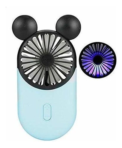 Kbinter Cute Mini Ventilador Personal, Portátil Y Usb Recarg