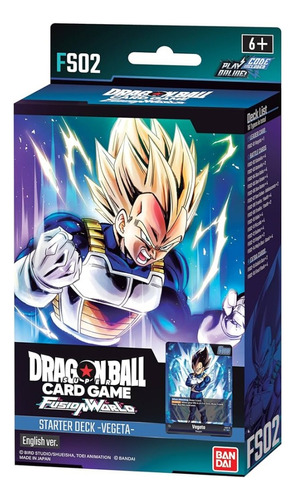 Dbs Tcg: Fusion World Starter Deck 02 - Dragon Ball Fusion en inglés en Vegeta