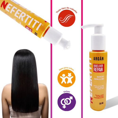 Tratamiento Cabello Dañado Bioelixir Argan Protector D Calor