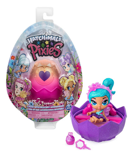 Hatchimals Pixies, Muñeca Y Accesorios Coleccionables De 2.5