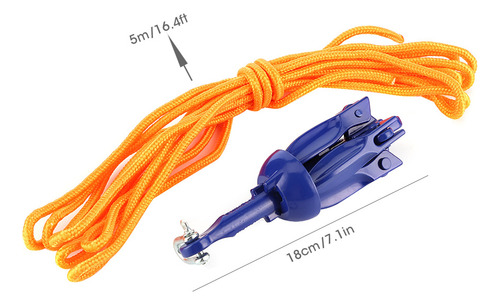 Kit De Anclaje Plegable Marino, Gancho Para Cuerda De Anclaj