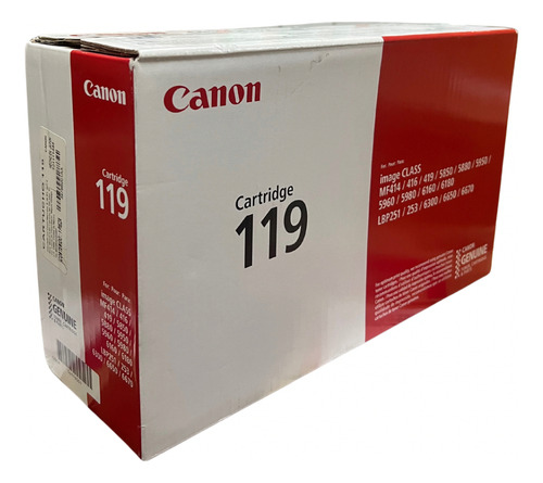 Toner Canon 119 Para Imageclass Mf5950dw,mf5960dn