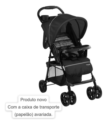 Carrinho De Bebê Spot  Voyage  Preto