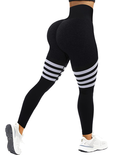 Leggings Gimnasio Costura Levantamiento Gluteo Para Mujer