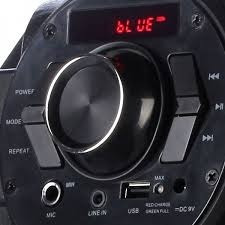 Parlante Portatil Panacom Sp-3049 F Luz Bluetooth Radio
