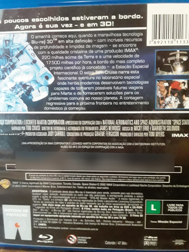 Blu-ray 3d - Imax Space Station 3d