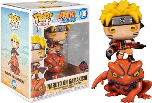 Funko Pop - Naruto Shippuden - Naruto On Gamakichi 106