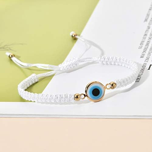 Yushitong Evil Eye String Kabbalah Hamsa Hand-tejido A Mano