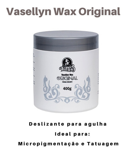 Imagem 2 de 3 de Vaselina Para Tatuagem - 400g - Deslizante Para Agulha