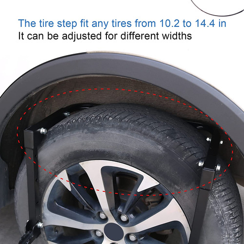 Peldaño De Neumático Plegable Resistente Camión, Suv...