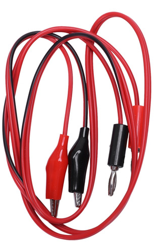 Conector Tipo Banana Macho Con Doble Clip Para 2 Cables De P