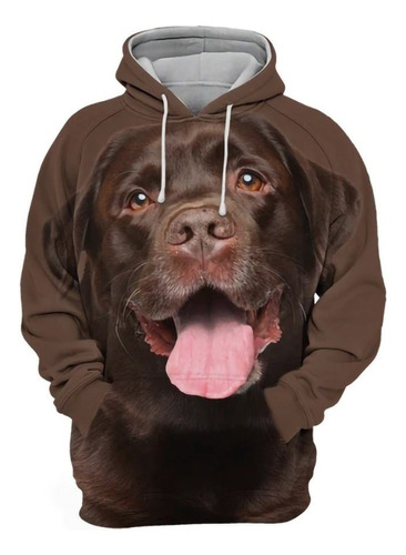 Sudadera Con Capucha 3d Printing Labrador Dog Edición Limita