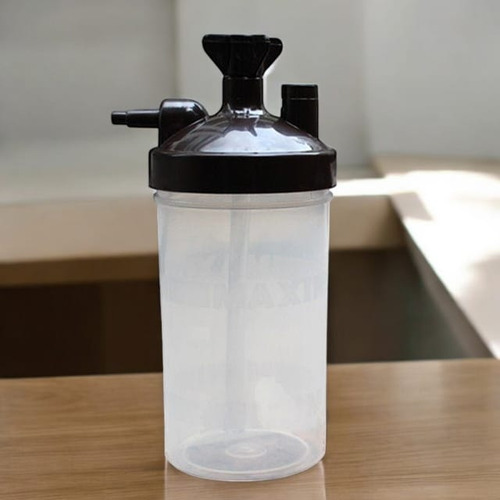 Vaso Humidificador Tanque Oxigeno O Concentrador (10 Piezas) Negro