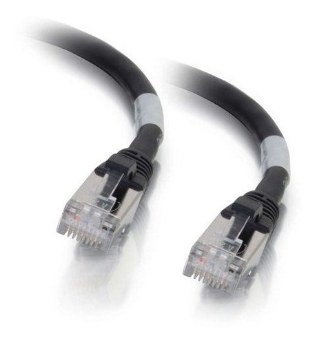 Cable Ethernet Cat6a 6 Pies - Negro