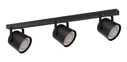 Base Barral Riel 3 Spot Movil Halospot Ar111 Led 12w 15w Eco