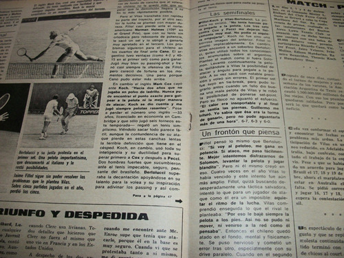 Tenis G. Vilas Campeon Abierto Rep. Argentina 1976 Y Poster (Usado)