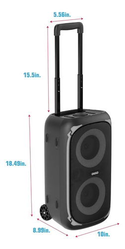 Bocina Okko,usb-c,aux, Usb, Micrófono, Micro-sd ,subwoofer