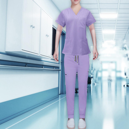 Los Uniformes Friegan Los Trajes De Trabajo De Enfermería