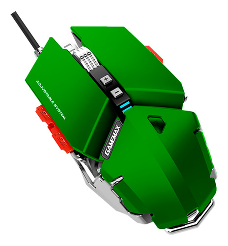 Mouse Mecanico Para Jogo Usb Gamemax Gx9 Verde