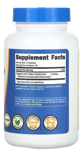 Melena De León Lions Mane 2100 Mg