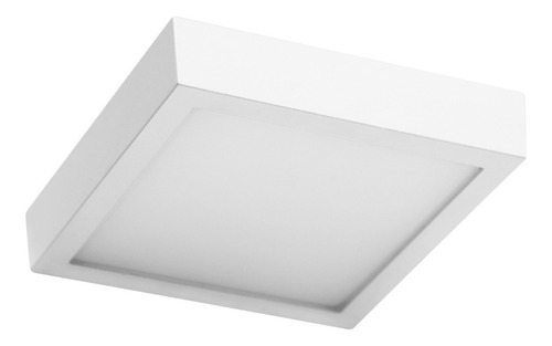 Lámpara De Sobreponer Led 12 W Plafón Luz Cálida Tl-2809.b30 Estructura Blanco