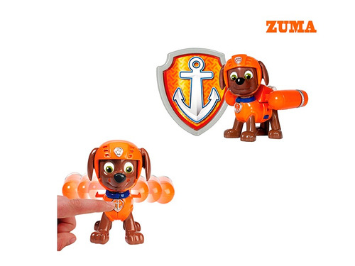 Patrulha Canina Com Distintivo Personagem Zuma