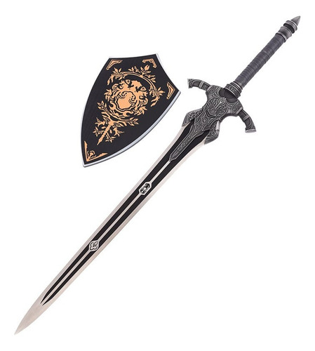 Espada Artorias Dark Souls Grande Aço Suporte Parede Cosplay Cor Cinza