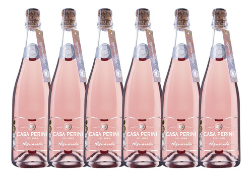 Espumante Aquarela 750ml Cx Com 6un Serra Gaúcha Casa Perini