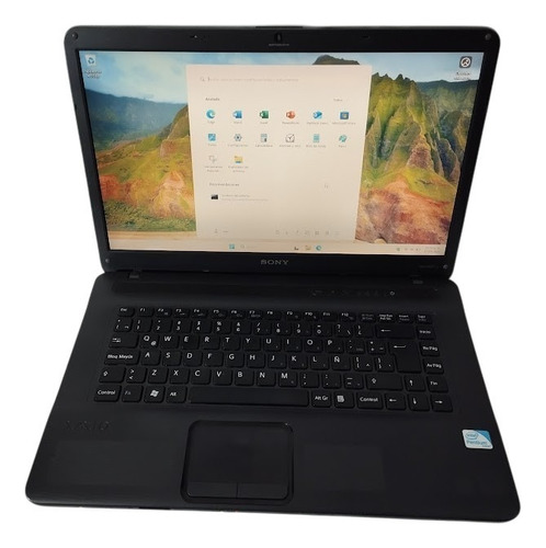 Laptop Sony Vaio Vgn-nw230t Ssd+hd 448gb 4gb Ram Windows 11 Gris Oscuro