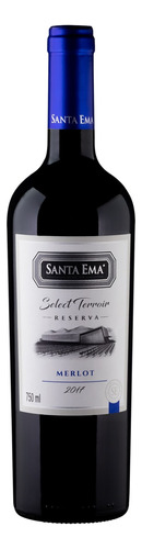 Vinho Merlot Santa Ema Select Terroir Reserva 2017 750 ml