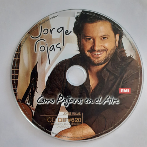 Cd Original Promo - Jorge Rojas (como Pajaros En El Aire) 