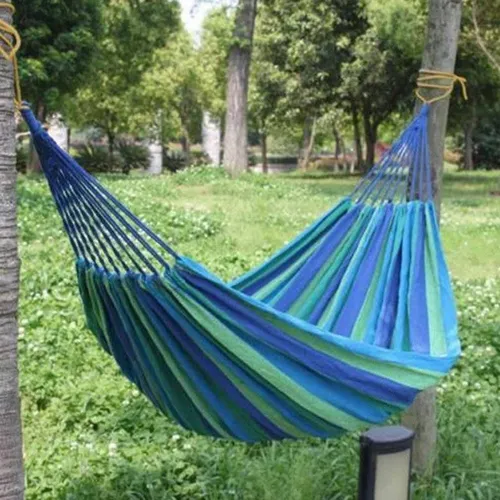 Hamaca Azul Marino Verde Kit