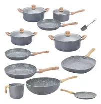 Comprar Set Hudson Original Jarr Panq Wok Bife Sarten Olla  Granito 