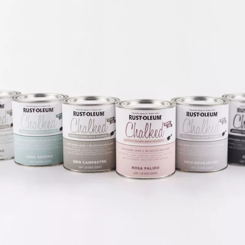 Pintura con efecto tiza, 887 ml, Rust-Oleum, color lino blanco