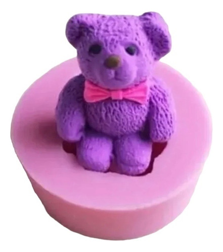 Molde Para Reposteria,pasta,resina,fondant/oso Sentado