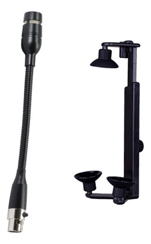 Mini Micrófono De Instrumento Y Clip Kit 4 Pin Normal