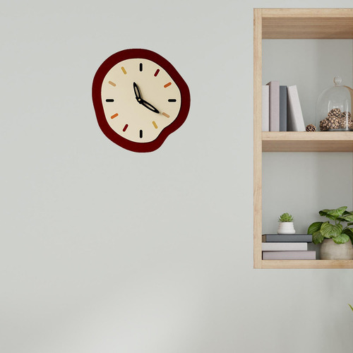 Reloj De Pared Decorativo, Fácil De Colgar, 28,5 Cm X 30 Cm