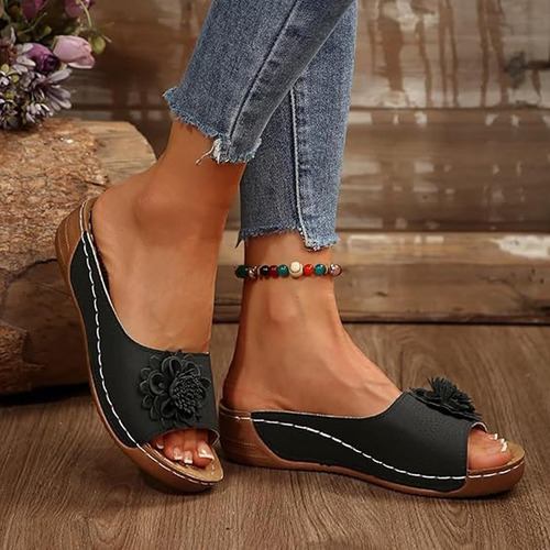 Comfortable Non-slip Open-toe Wedge Sandals For Women
