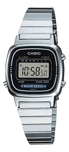 Reloj Casio Vintage Digital La670wa-1 Dama Original 